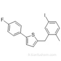 Thiophène, 2- (4-fluorophényl) -5 - [(5-iodo-2-méthylphényl) méthyl] - CAS 898566-17-1